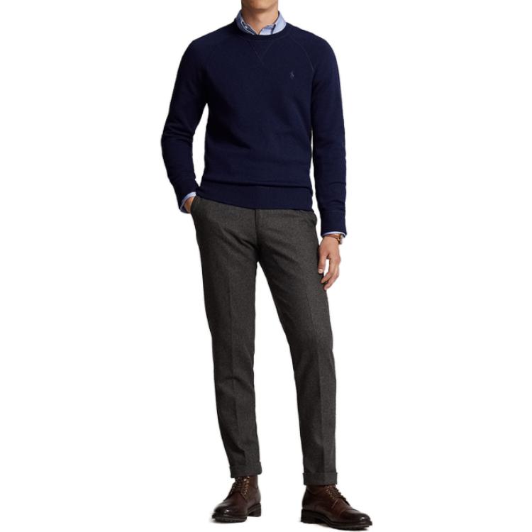Polo Ralph Lauren FW23 Knitwear Slim Fit Men's Blue MNPOSWE16821589-400