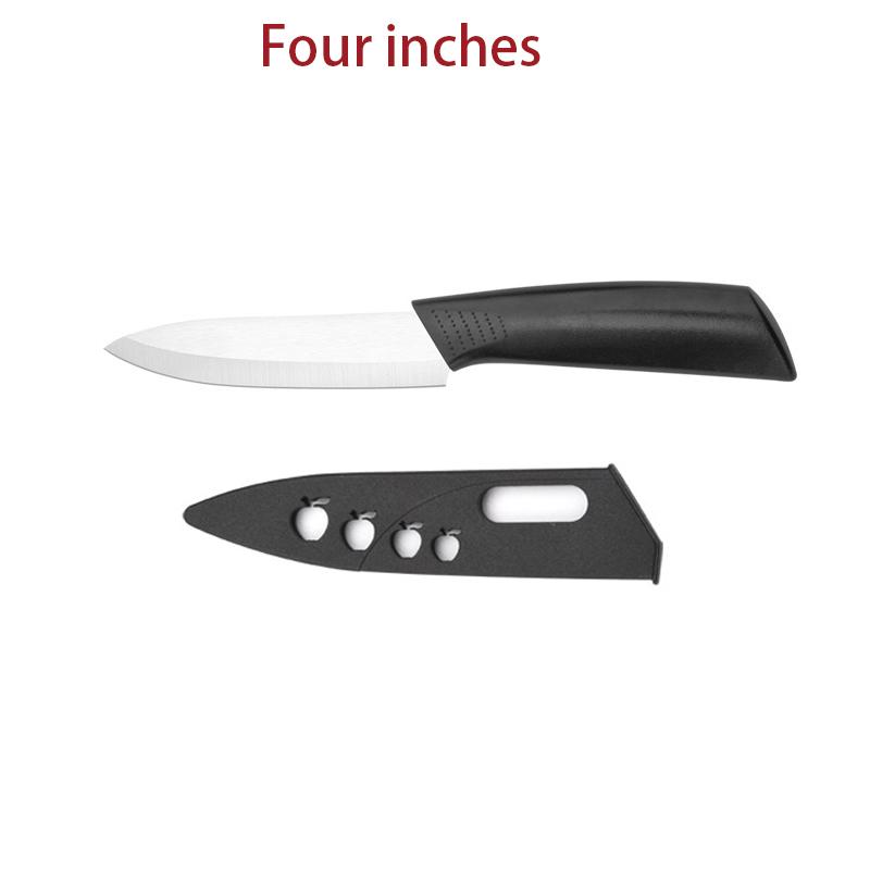 Ceramic Knife3 "4" 5 "Kitchen Knife Women's Food Knife Fruit Knife Cutting And Peeling Fruit Non-slip Knife With Sleeve Knife