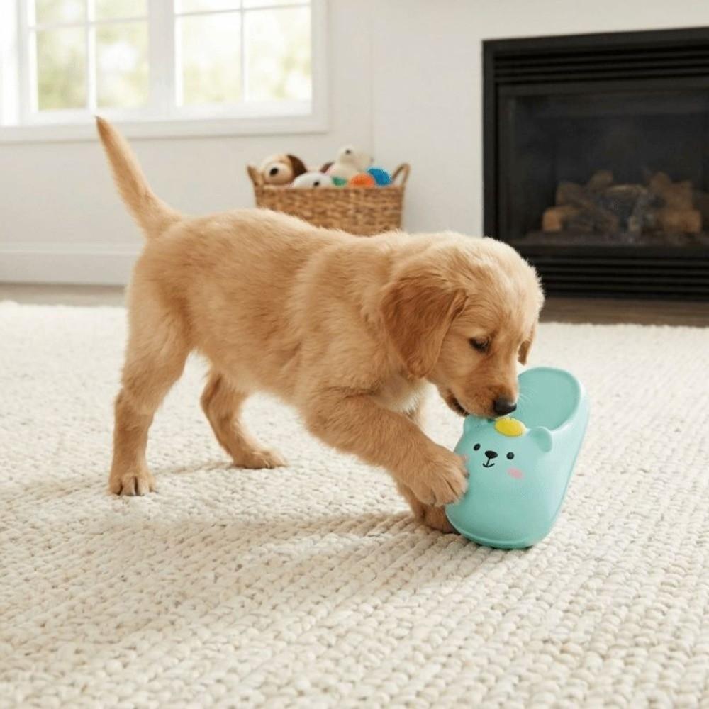 Cartoon Pet Molar Toy Bite-resistant Latex Squeaky Dog Toy Pet Interactive Toys Puppy Teething