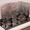 Kitchen Oil Baffle Aluminum Foil Cooktop Oil Baffle Creative Kitchen Items Cooking Heat Insulation Splash Damper Oil Baffle