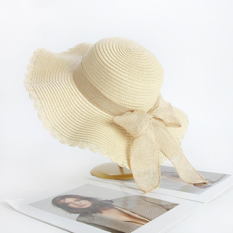 

Summer new fashion women s straw hat dome wide brim straw hat trendy sun hat sun hat beach hat