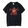 IF HE DIES Ivan Drago Dolph Lundgren Soviet Union T Shirt  Vintage Washed Homme Designer Clothes Stretched Slightly Casual