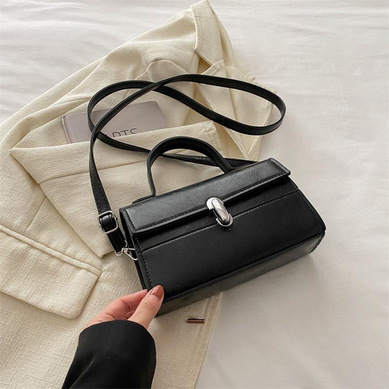 

Trendy Vintage Pu Leather Shoulder Bag For Women 2024 Spring Commuter Casual