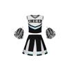 Girls Cheerleading Uniform Kids Stage Performance Outfit School Sports Meet Dance Costume