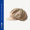 Big Head Circumference Beret Hat Men's Trendy Japanese Styleretroeasiest for Match Octagonal Hat Men's Newsboy Hat Painter Peaked Cap