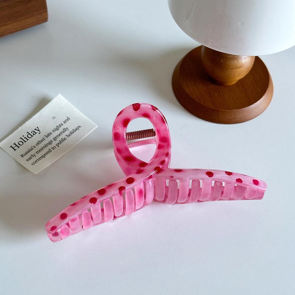 Eleganckie Koreńskie Duże Kropki Spinka do Włosów z Szykowanym Modnym Wzorem Dla Kobiet