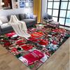 Arsenal F.C Pattern Rug, Indoor/Outdoor Mat, for Picnic, Gameroom, Bedroom, Office, Living Room, Home Decor Carpet, Birthday Gift