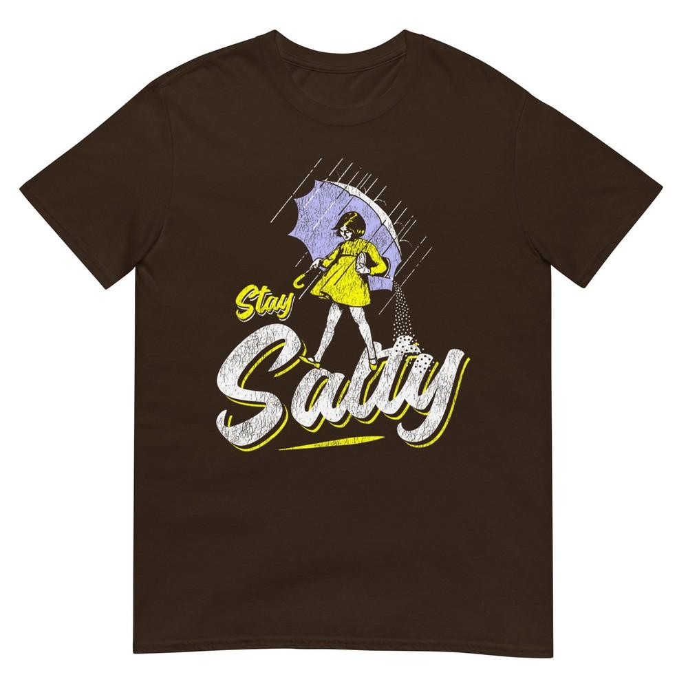 Vintage Salty Meme All These Flavors Girl Holding Umbrella TShirt