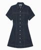 Tamijinseu Classic Denim Shirt Dress (T32G1Nop03Twl11Ap)