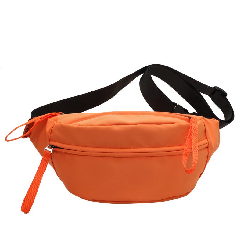 

Japanese breast bag men s women s summer new casual simple messenger bag sports couple small bag versatile Hong Kong style fanny pack помаранчевий