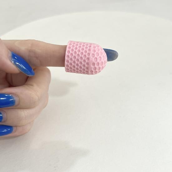 5Pcs Sewing Finger Cover Anti-Puncture Protection Long Nail Ergonomic Anti-Slip