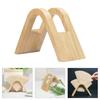 Coffee Paper Stand Coffee Filter Holder Storage Rack Securely Stores 80 Coffee Papers Coffee Accessories Wood Texture