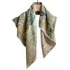70% Wool 30% Real Silk Scarf Women Shawls Wraps Foulard High Quality Scarves Pashmina Female Hijab Bandana Bufanda Kerchief
