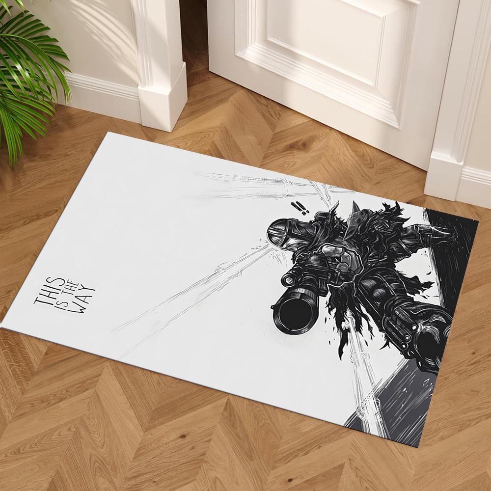Star Wars Floor Mat Suitable for Foyer Game Room Bedrooms Balcony Anti-slip Rug Office Home Decor Luxury Gift for Birthday, Christmas, Wedding