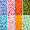 60 pezzi perline di vetro in bottiglia ciondolo pittura a olio abaco perline ceche perline distanziatrici per gioielli accessori per la creazione