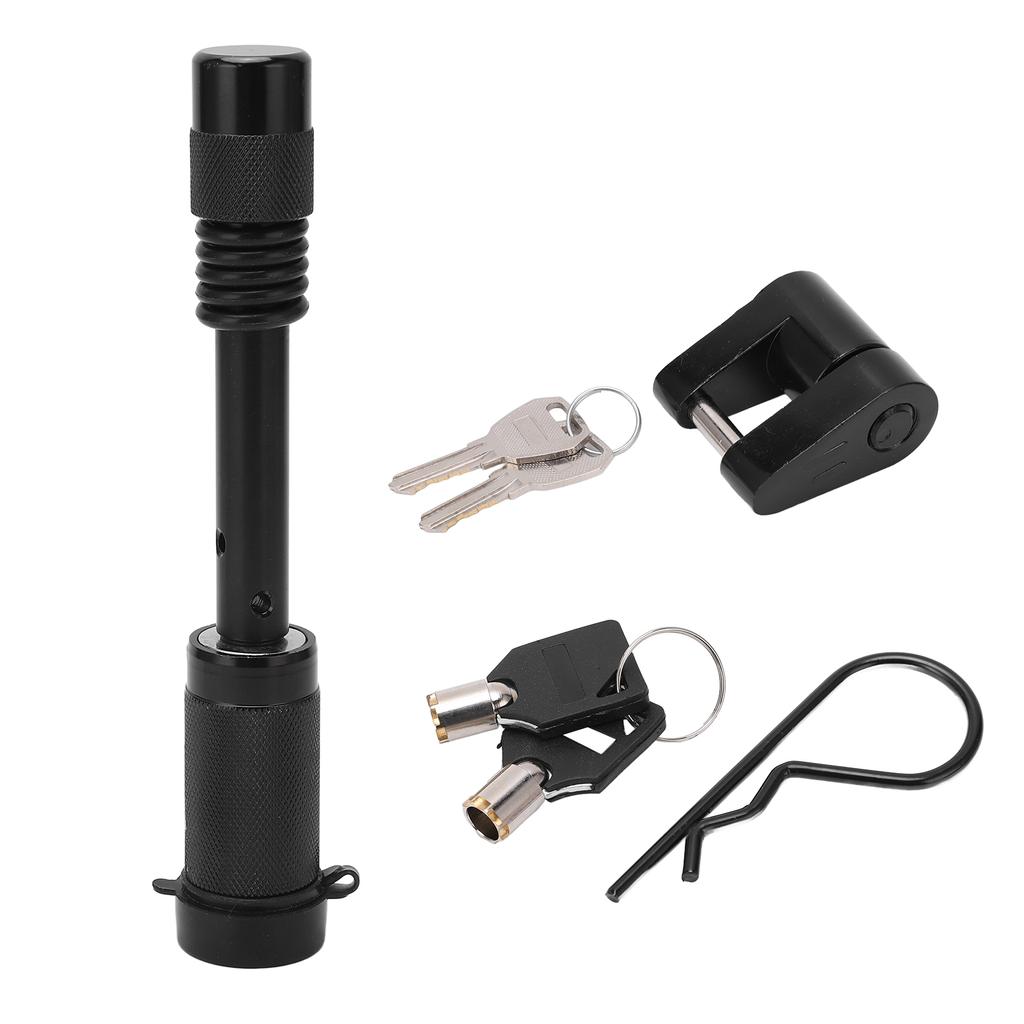 Trailer Hitch Lock with 1 4in Coupler Lock Zinc Alloy Antitheft for RV Truck Construction Vehicle Camper