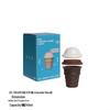 Shangqi Ceramic Ice Cream Cone Cup with Lid
