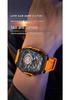 Orologio Sportivo SVJ da Uomo di Alta Gamma Scheletro 3D Luminoso Impermeabile al Quarzo