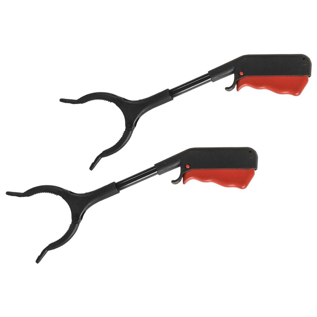 Raccoglitori di Rifiuti in Metallo e Plastica 30cm Afferratore Manuale per Rifiuti Strumento Pinza Raccogli Rifiuti per Casa Giardino Auto Pulizia