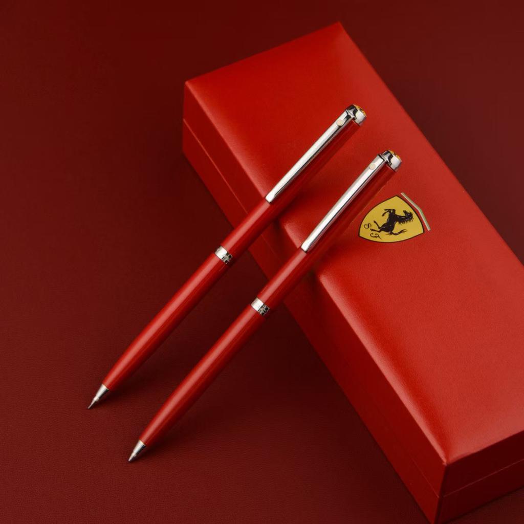 Fashion Metal Classical Student Ballpoint Pen men signature INK PENS Stationery Office Supplies for 200-Ferrari Roma 488 F8 SF90