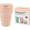 Tazza pieghevole portatile in silicone: Grande Capacità per Viaggi, Campeggio, Caffè, Succhi e Collutorio.