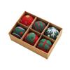 6pcs Hanging Felt Christmas Ball Wool Felt Christmas Pendant Colorful   Xmas Tree