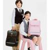 M&G Backpack, Lightweight Shoulder Bag for Grade 4-6, Urban British Style, Black-Brown, 20L
