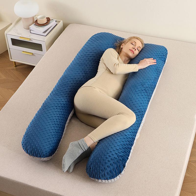 Multifunctional Maternity Support Pillow – For Back, Side Sleepers & Nursing – Washable & Removable Cover