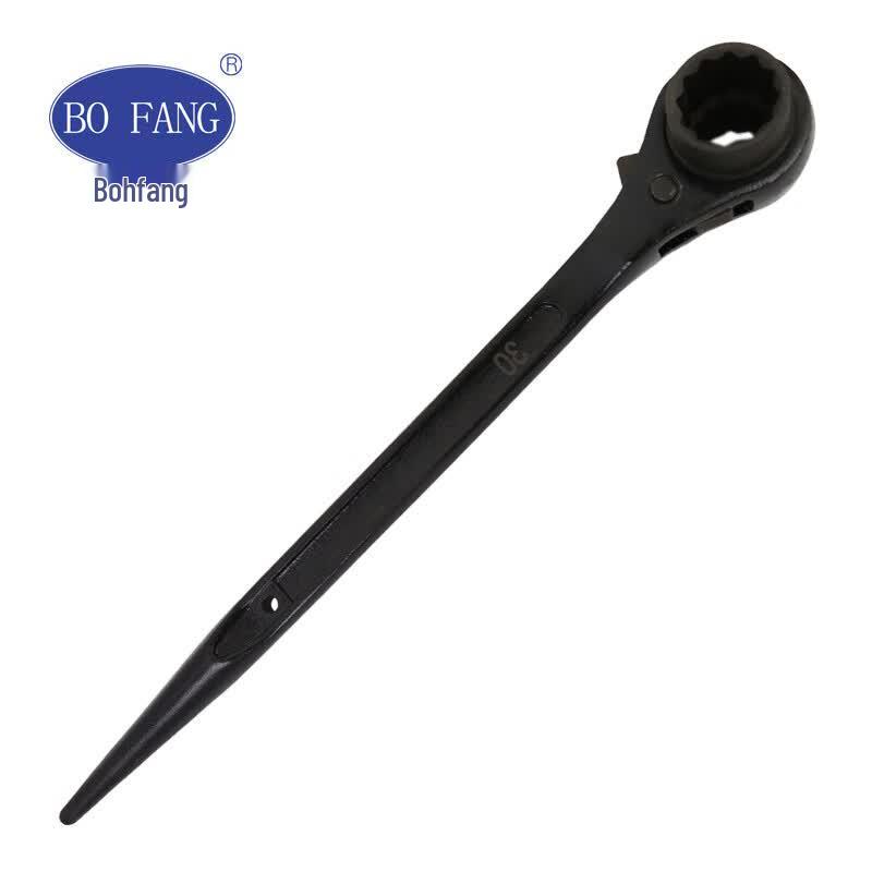 Bofang Carbon Steel Dual-Head Ratchet Wrench 19x22mm