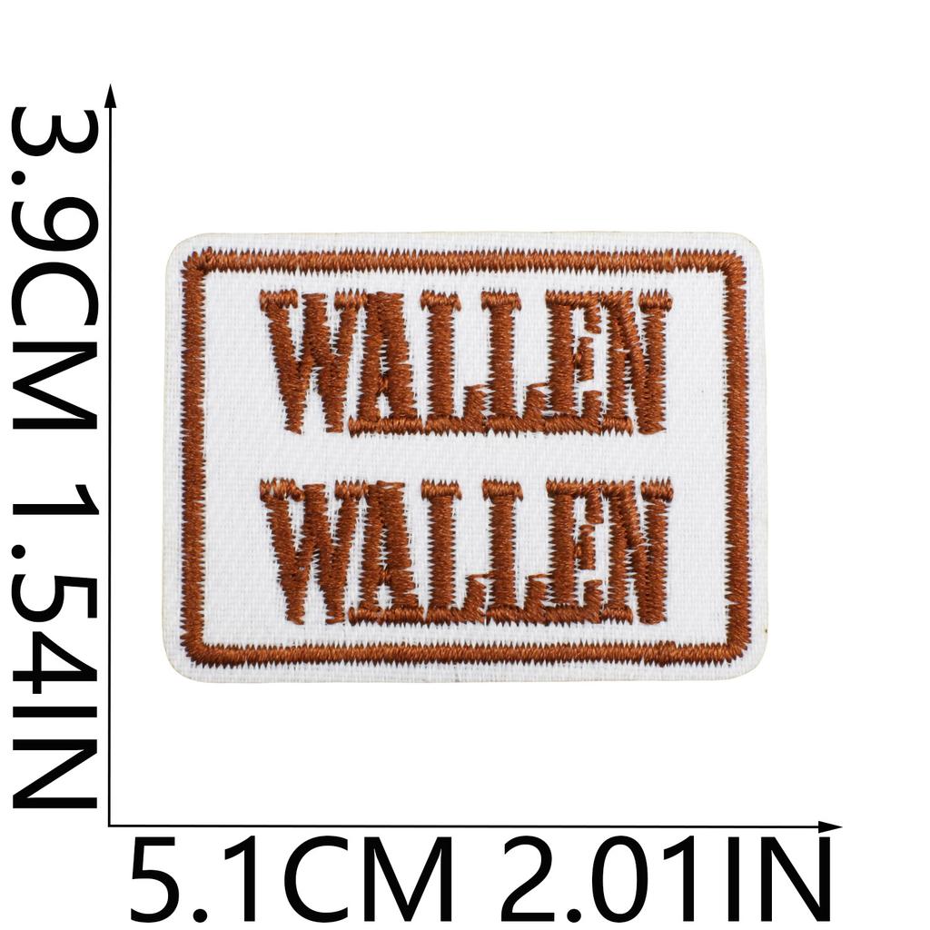 52 Pezzi Stoffa Ricamata Mista Tema Western Denim Adesivo Stile Punk Teschio Patch Adesivo Decorazione Vestiti Cactus
