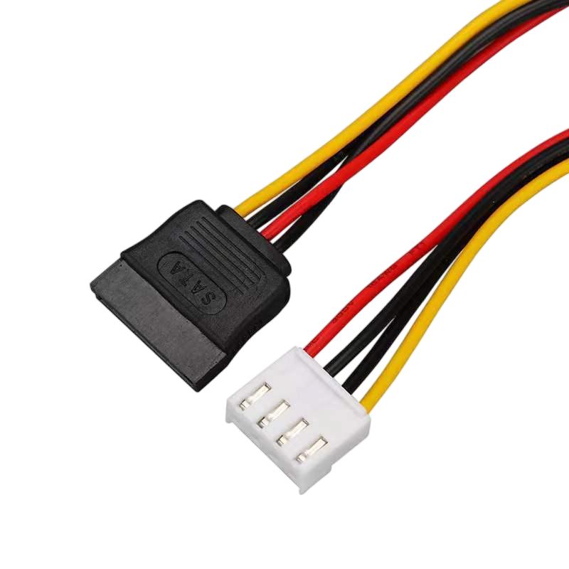 

VH3.96 4Pin to SATA Power Cable For Hikvision DAHUA Mini VCR DVR NVR Hard Disk Surveillance Cord DVR Sata Hard Drive Power Cable 0.2M