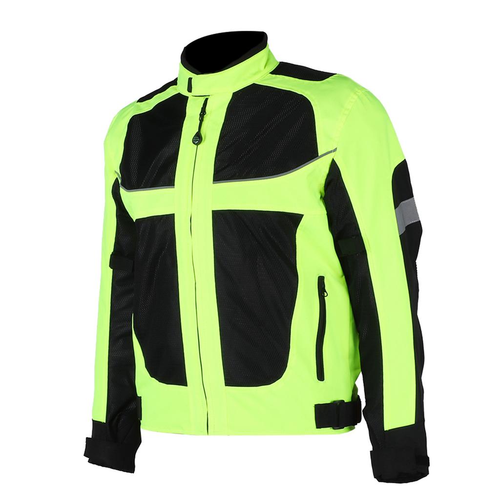 Men Motorcycle Riding Clothing Breathable Racing Reflective Clothes Full Protection for SummerM
