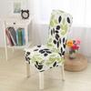 Stretch Seat Chair Covers Printed Chair Cover Big Elastic Slipcovers Bench Cover Office Chair Covers For Home Party Dining Room