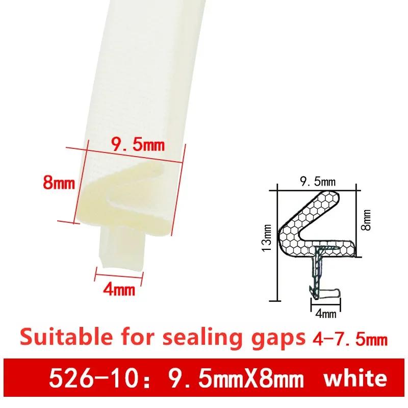 PU Foam Sound Proof Weather Draught Excluder Seal Door Window Gap Insulation V Type Strips for 8  Sizes to Choose
