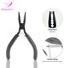 Hair Extensions Micro Beads Closer Pliers Tool Stainless Steel 3 Holes Pliers for Feather Hair Extensions Pliers