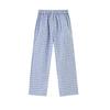 ASK JUNIOR Girls' Summer Cotton Plaid Casual Pants