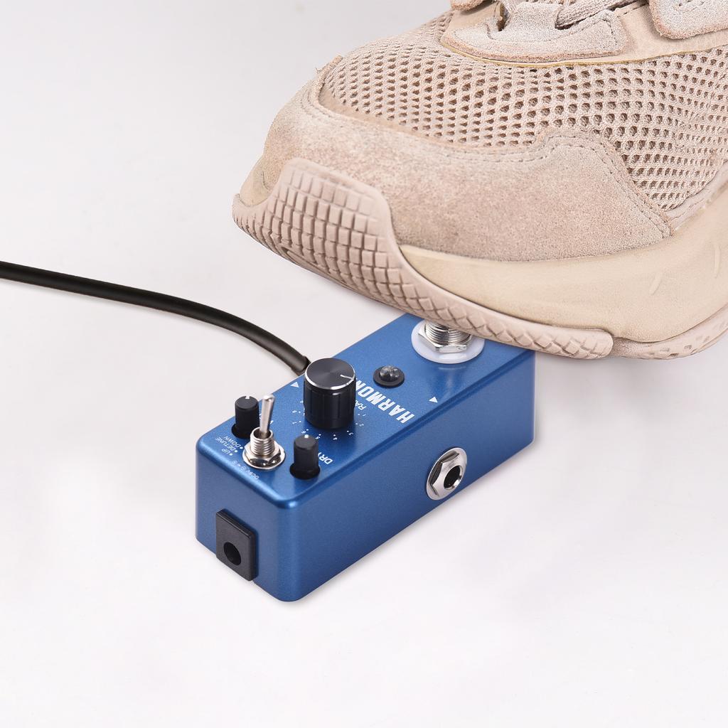 Rowin Guitar Effects Pedal Harmonizer Guitar Pedal Harmony/Pitch Shift/Detune 3 Modes Guitar Effect Pedal and RANGE/WET/DRY