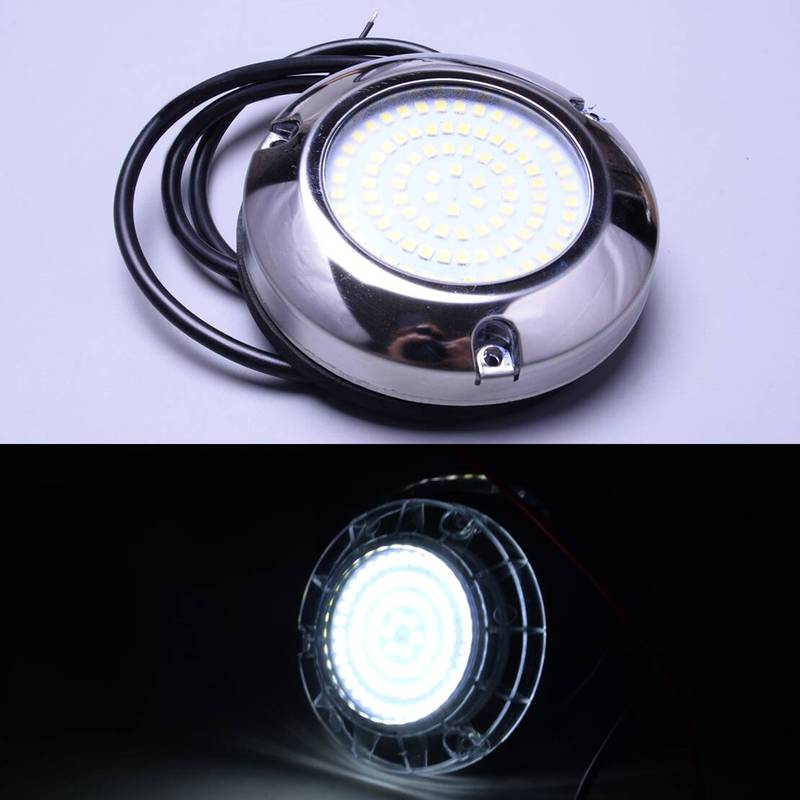 

Universal White Light 90LED Underwater Pontoon Marine Boat Camper trailer Caravan RV Transom Light IP68