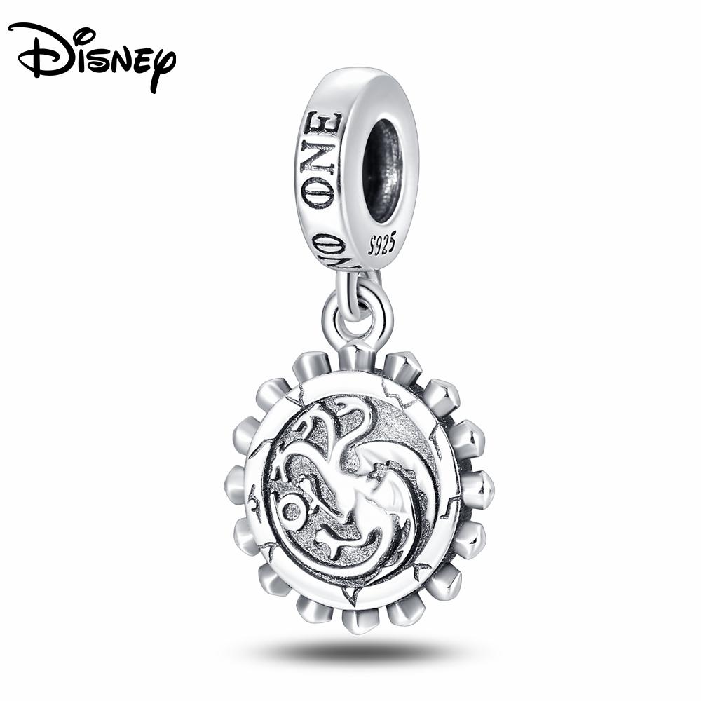 925 Silver Disney Charms Dragon series Beads Pendants Fit For Necklace Original Bracelet DIY Festival Women's Party Gifts