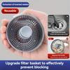 Stainless Steel Kitchen Sink Strainer Rust-Proof Leak-Proof Mesh Basket Filtering with Anti-Clogging Bounce Core Universal