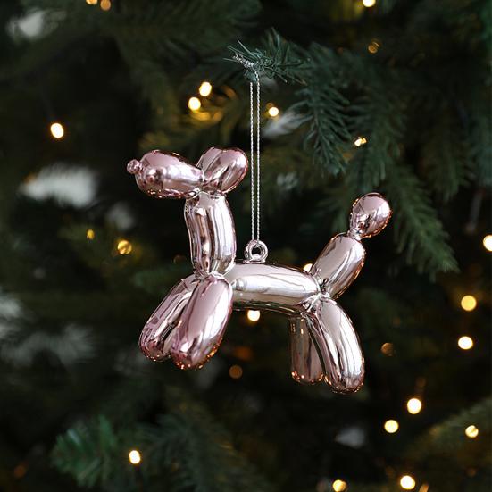 Christmas Ornament Sparkling Pink Series Ice Cream Doughnut Shape Hanging Pendant Farmhouse Xmas Decor