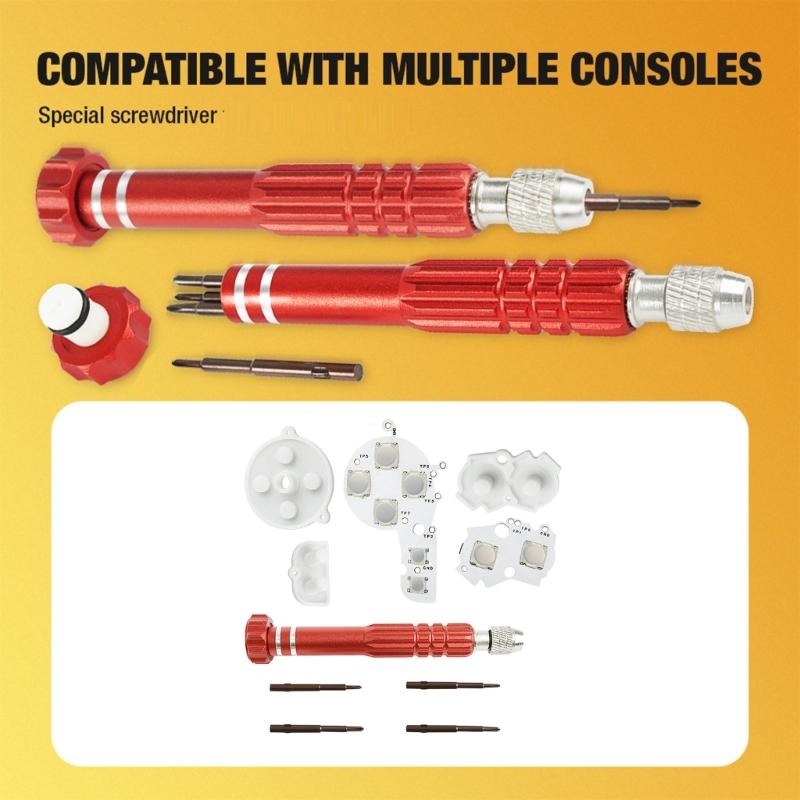 Membrane Button for Game Console Replacement Tactile Upgrade Modification Button Repairing Parts Membrane Button Kit