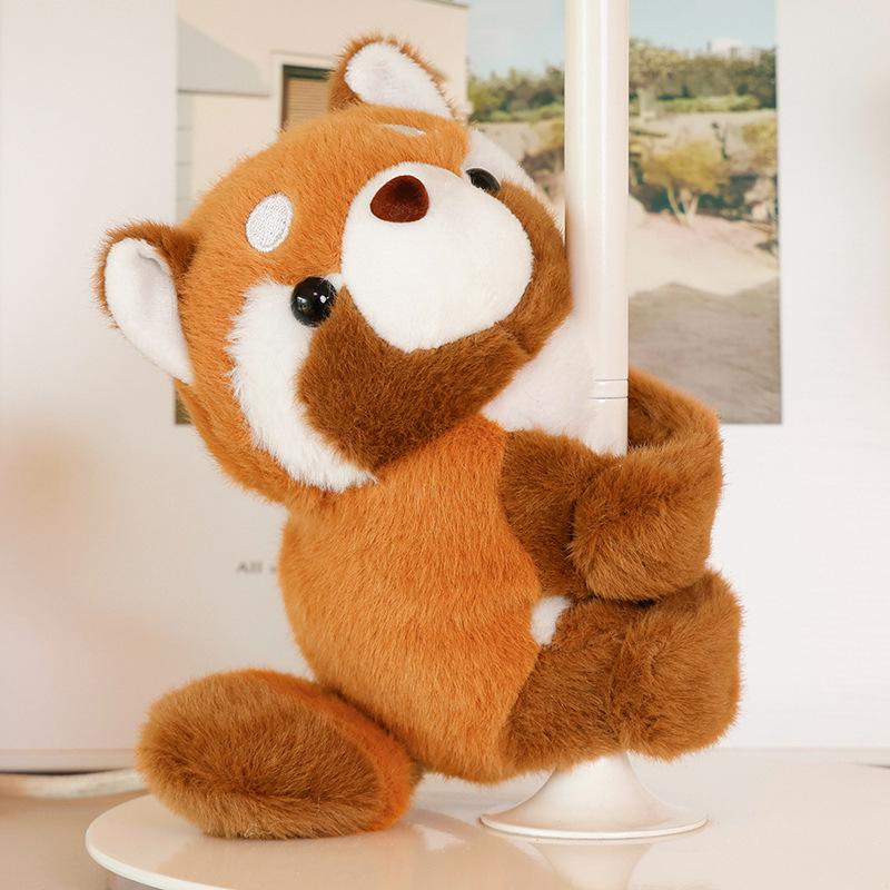 Animal Snap Bracelet Plush Toy - 8" Elk, Koala, and Raccoon Claw Machine Dolls