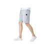 Anta Training Series Solid Color Logo Mid Waist Straight Leg Five Point Shorts Men Shorts Gray 152327318-1