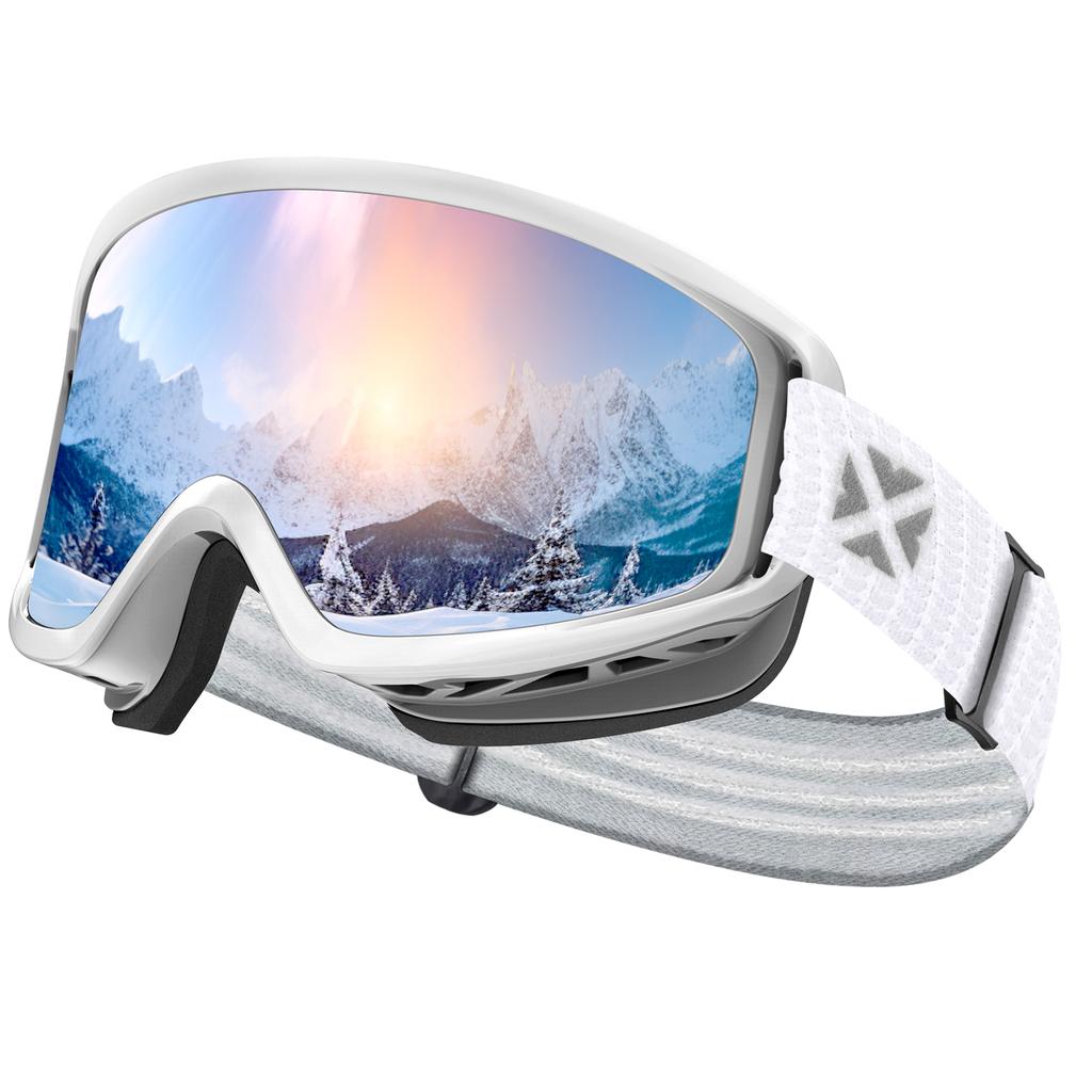 MAXJULI Ski Goggles OTG Snowboard Goggles for Men Women Youth 100% UV Protection Winter Sports Snowmobile Skiing Skating M7