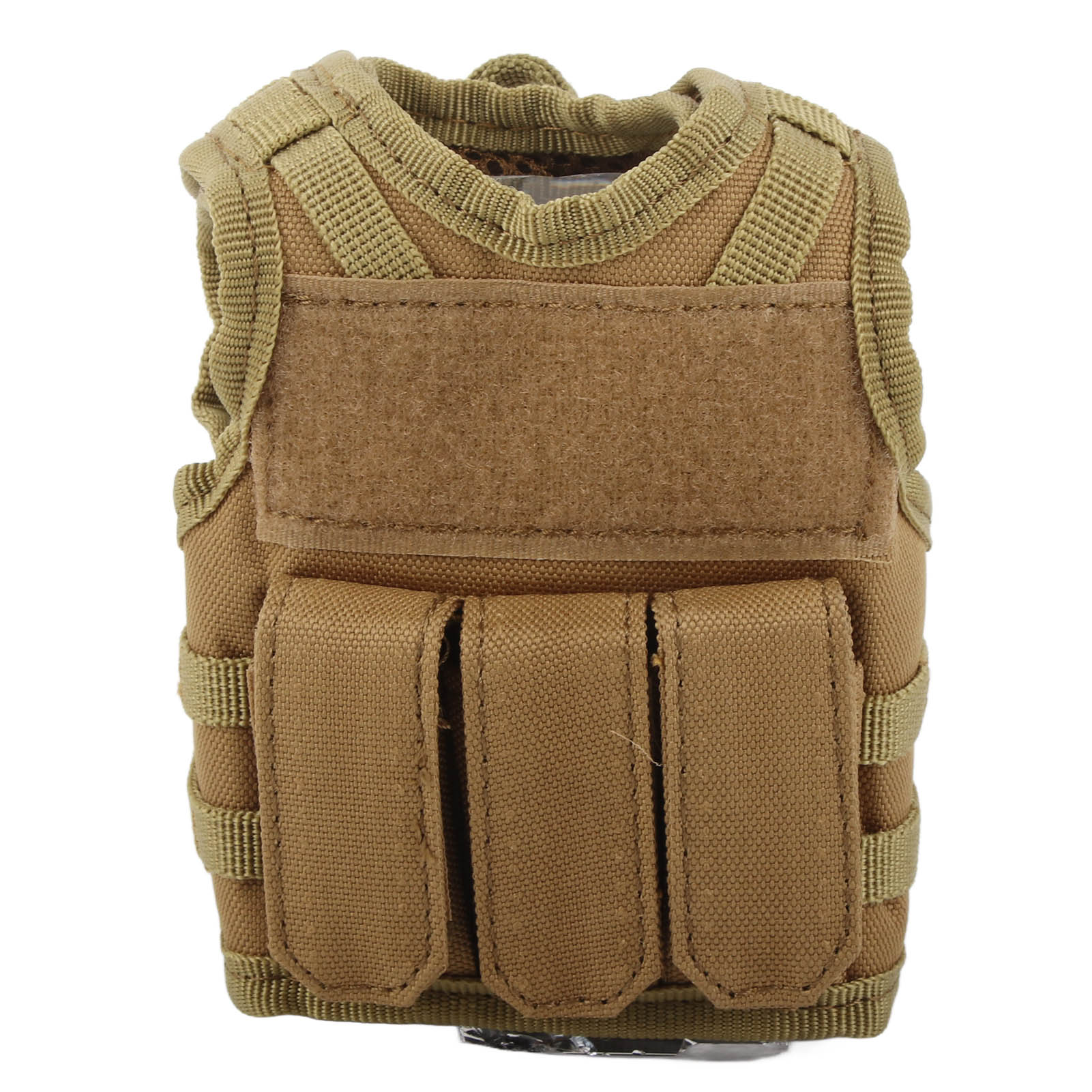 

Beer Bottle Vest Cover Nylon Mud Color Beer Miniature Vest for Canned Drinks Bar Decorations Beverage Insulating Sleeve
