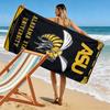 Alabama State Hornets Print Beach Towel, Large Soft Quick Dry Towel for Beach Camping Swimming