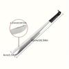 Stainless Steel Shoehorn with Black Handle Can Easily Wear Shoes Without Bending Over.