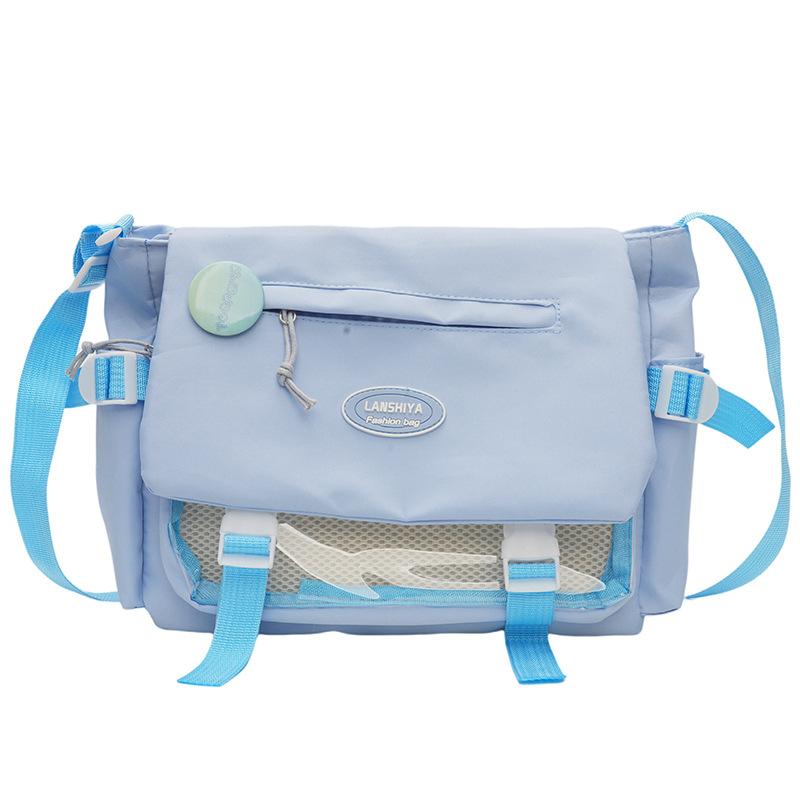 New college style messenger bag schoolbag cute girl Japanese large-capacity student shoulder bag simple and versatile bag