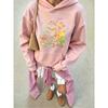 Schönes psychedelisches Pilzauge Design Damen Kapuzenpullover Locker Tasche Pullover Herbst Baumwolle Kapuzenpullover All-Match Warm Streetwear